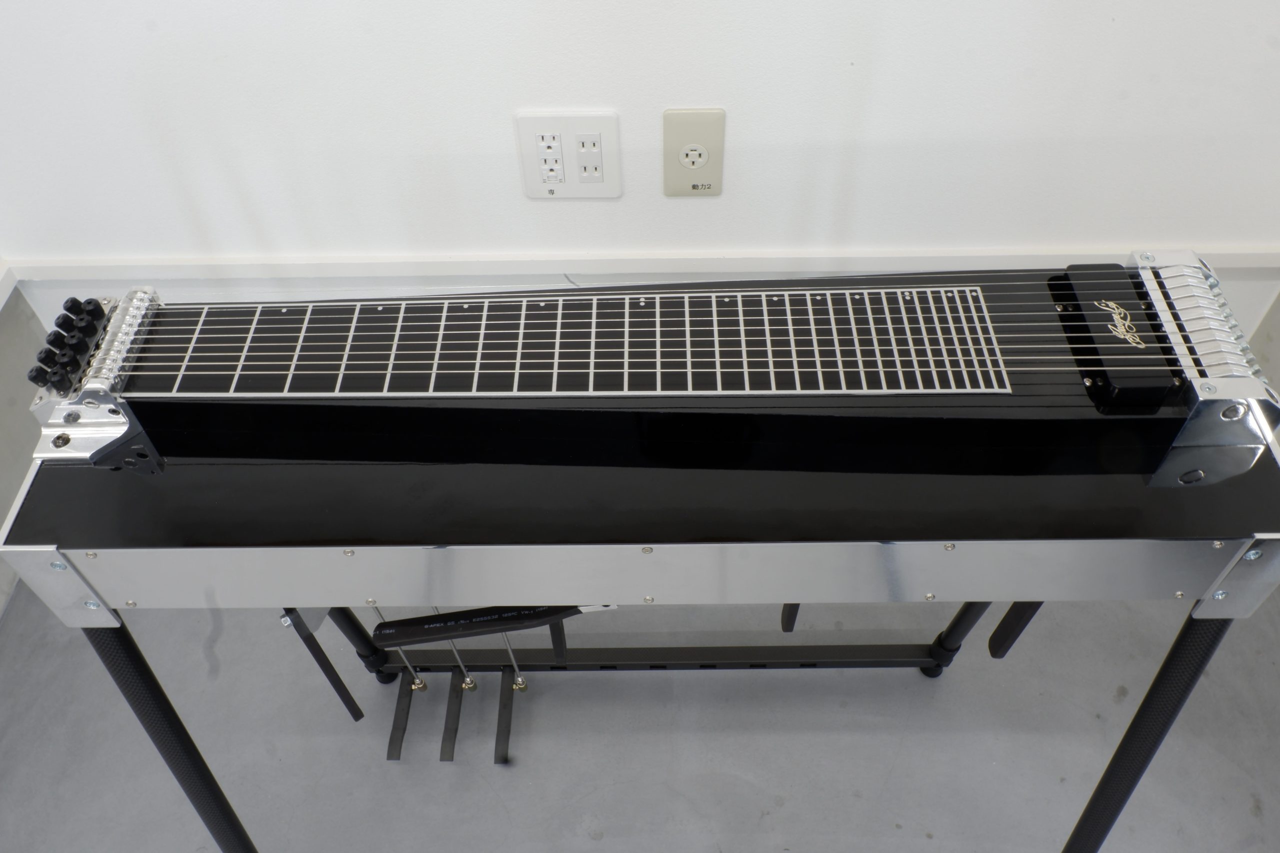 見本盤　Steel Guitar Mood Deluxe ESP LTD MIRAGE DELUXE '87 Guitar Metallic Gold