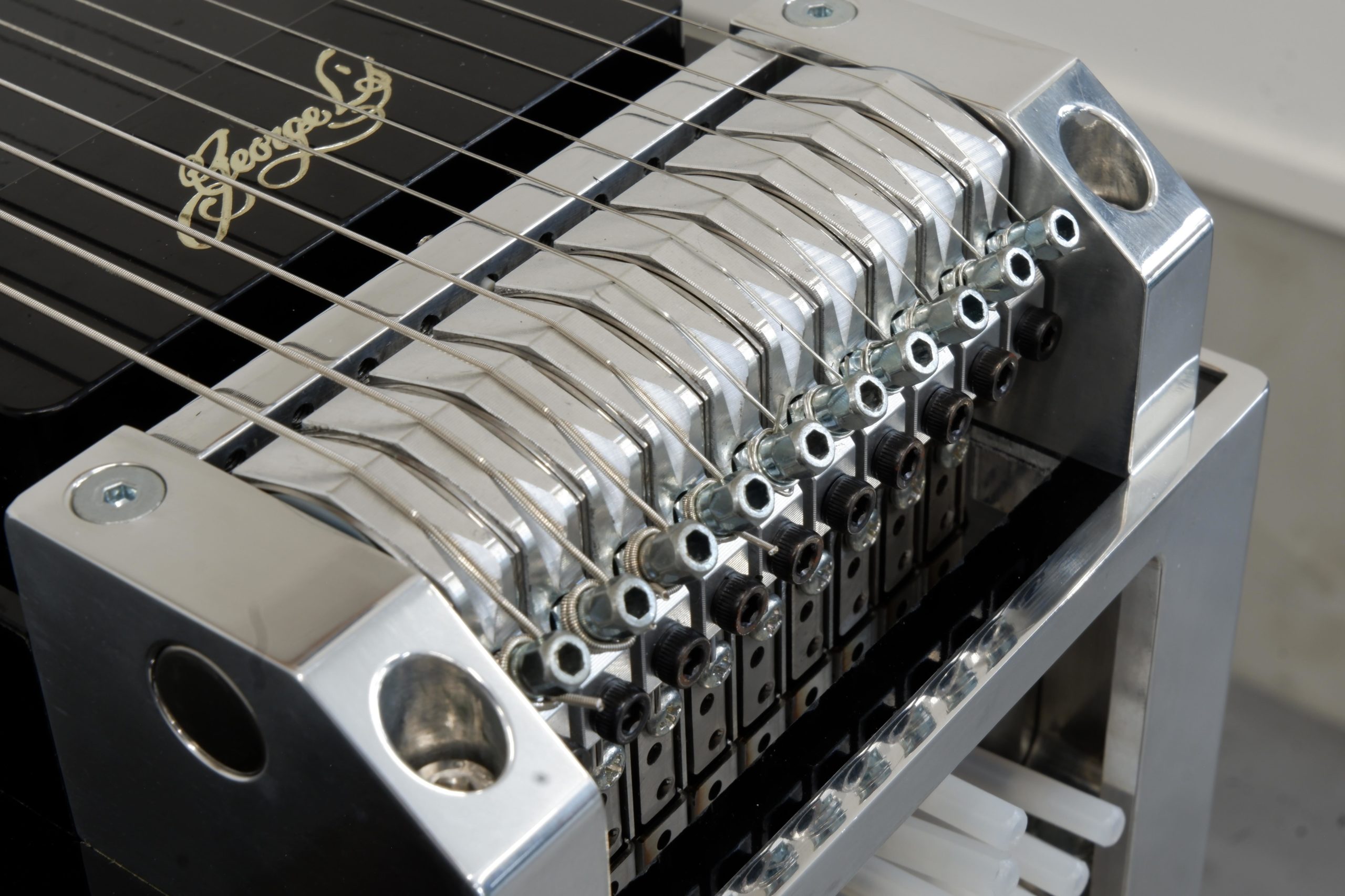 見本盤 Steel Guitar Mood Deluxe H-01-M Vintage Series Blue & Gold